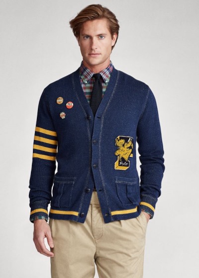 Men's Polo Ralph Lauren Letterman Cardigan | 841092RBP